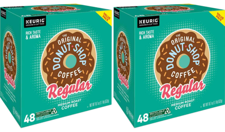 The Original Donut Shop Keurig K-Cup Pods 96-Pack for $39 + free shipping