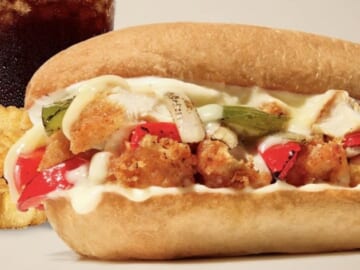 Buy One, Get One FREE Chicken Philly sandwich