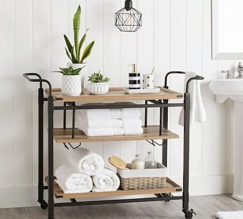 Better Homes & Gardens Crossmill Metal Cart only $60 shipped (Reg. $170!)