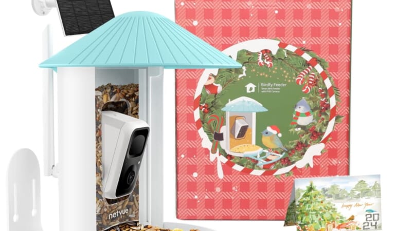 Netvue Smart Bird Feeder Camera with Christmas Gift Box and Greeting Card for $150 + free shipping