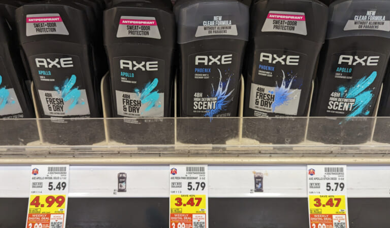 Get Axe Deodorant For Just $3.99 At Kroger