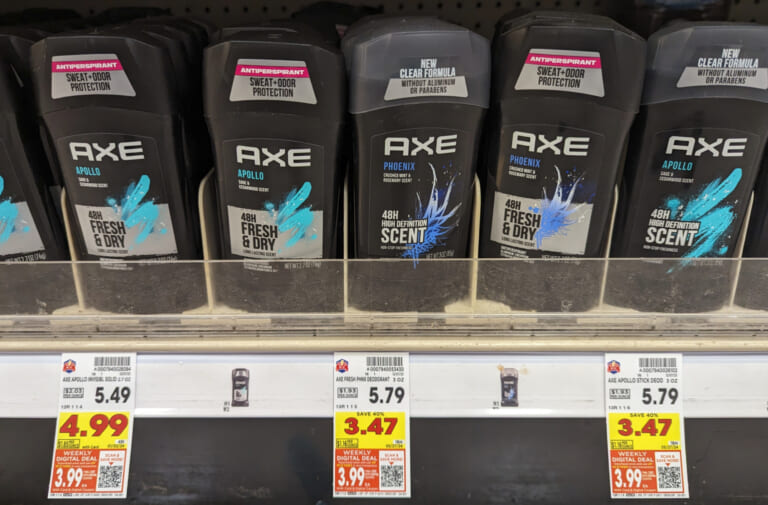 Get Axe Deodorant For Just $3.99 At Kroger