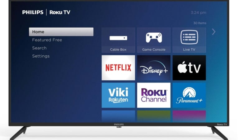 Philips 50PUL6533/F7 50" 4K HDR LED UHD Roku Smart TV for $198 + free shipping