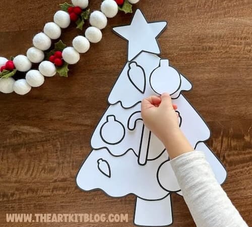 Free Printable Jumbo Christmas Tree Paper Craft