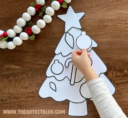 Free Printable Jumbo Christmas Tree Paper Craft