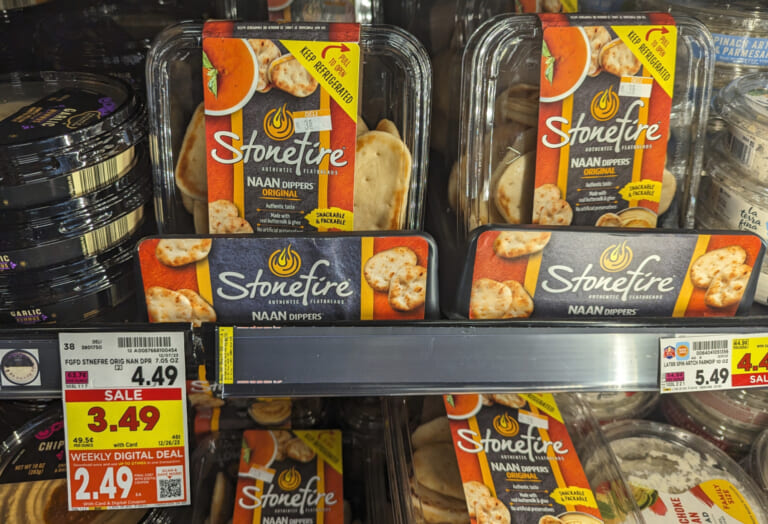 Stonefire Naan Dippers As Low As $2.49 At Kroger