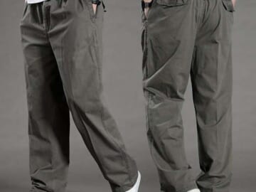 Littrendy Men's Cargo Pants for $12 + $6 s&h