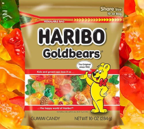 Haribo Goldbears Resealable Zipper Gummi Candy Bag, 10-Oz  as low as $2.91 Shipped Free (Reg. $6.59)