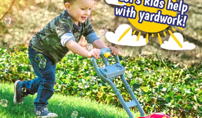 Maxx Bubbles Deluxe Bubble Lawn Mower Toy $11 (Reg. $24) – with 4oz Bubble Solution