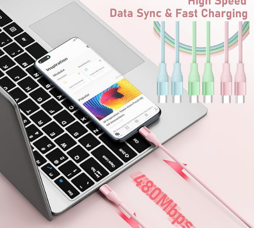 Prime Member Exclusive: USB C 6Ft Charger Cable, 3-Pack $8.99 After Coupon (Reg. $24) + Free Shipping – $3 each