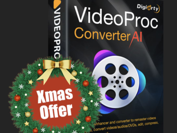 VideoProc Converter AI for $30 + digital download