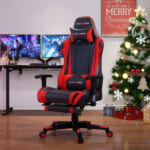 Gaming Chair w/ Footrest & Adjustable Headrest for $130 + free shipping