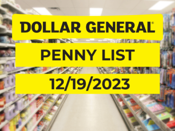 Dollar General Penny List - 12-19-2023