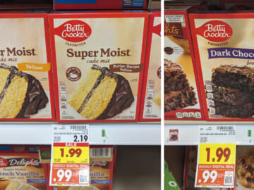 Grab A Deal On Betty Crocker Cake or Brownie Mix – Just 99¢ At Kroger