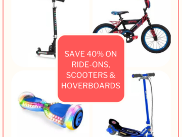 Today Only! Save 40% on Ride-Ons, Scooters & Hoverboards $17.99 (Reg. $19.99+)