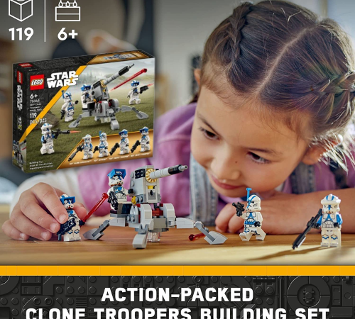 LEGO Star Wars 119-Piece 501st Clone Troopers Battle Pack Buildable Toy Set $15.99 (Reg. $20)