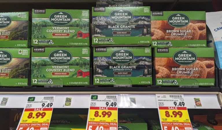 Green Mountain, McCafe, or Donut Shop 12-Count K-Cups Only $5.49 At Kroger (Regular Price $9.49)