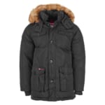 Canada Weather Gear Men's 4-Pocket Fur Hood Parka for $60 + free shipping