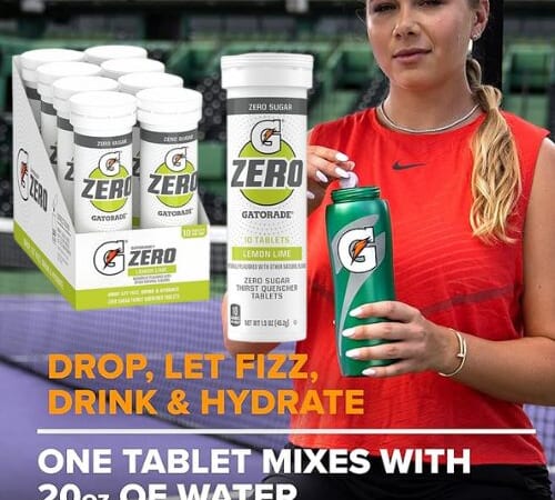 Gatorade Zero Tablets, Lemon Lime, 80-Count as low as $20.40 Shipped Free (Reg. $48) – 26¢/Tablet