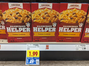 Hamburger Helper or Tuna Helper Just $1.49 Per Box At Kroger