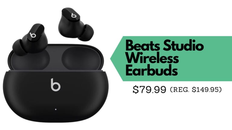 Beats Studio Wireless Earbuds $79.99 (Reg. $149.95)