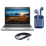 Refurb HP Chromebook Celeron Dual 11.6" Laptop w/ Wireless Mouse, Bluetooth Earphones for $89 + free shipping