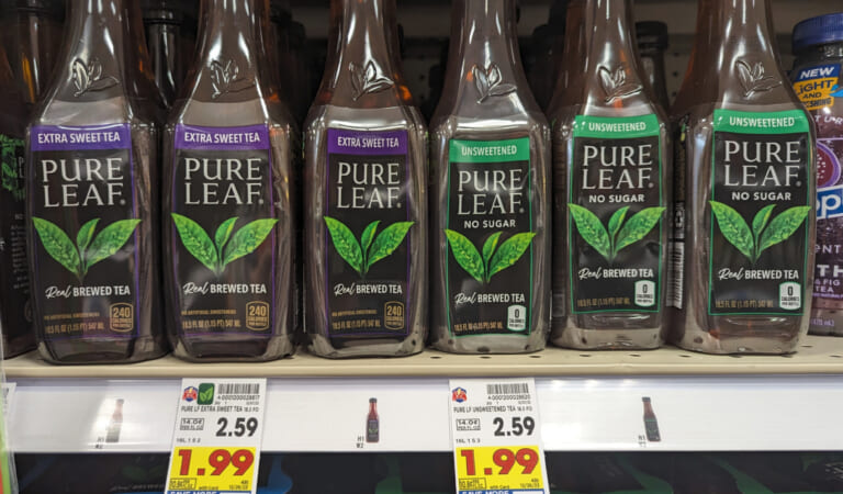 Get The Bottles Of Pure Leaf Tea For Just $1.49 At Kroger (Regular Price $2.59)