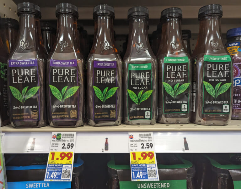 Get The Bottles Of Pure Leaf Tea For Just $1.49 At Kroger (Regular Price $2.59)