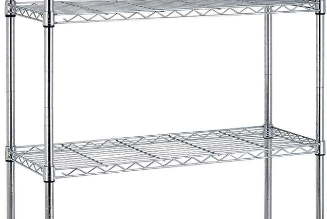 BestOffice 4-Tier 54" Steel Wire Metal Shelving Rack for $40 + free shipping