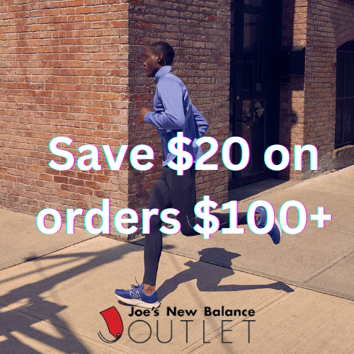 Joe’s New Balance Outlet $20 Off any order over $100 and Free Shipping for orders over $99