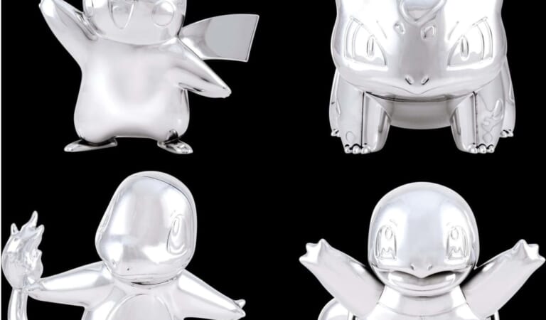 Pokemon 25th Anniversary Edition Silver Figurine 4-Pack for $5 + pickup