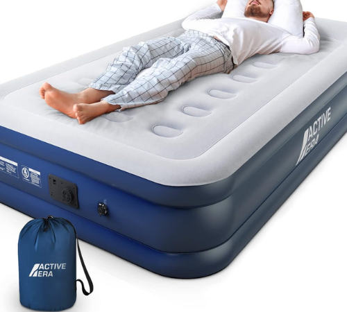 Tall Twin Air Mattress with Built in Pump & Raised Pillow $66.29 Shipped Free (Reg. $101.99)