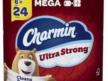 Charmin Ultra Strong Toilet Paper, 6 Mega Rolls