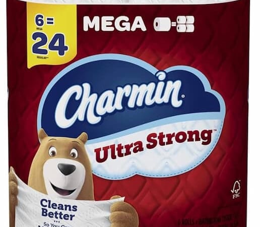 Charmin Ultra Strong Toilet Paper, 12 Mega Rolls only $15.14 shipped + Free $5 Amazon Credit!