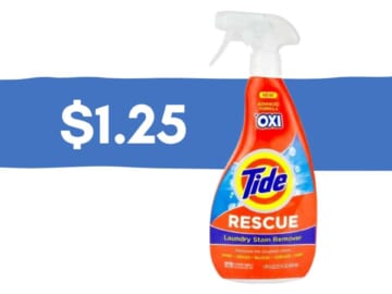 $1.25 Tide Rescue Laundry Stain Remover at Target