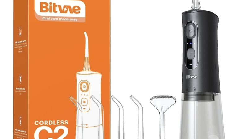 Bitvae Water Flosser with 6 Attachments for just $18.74 with free Prime shipping!