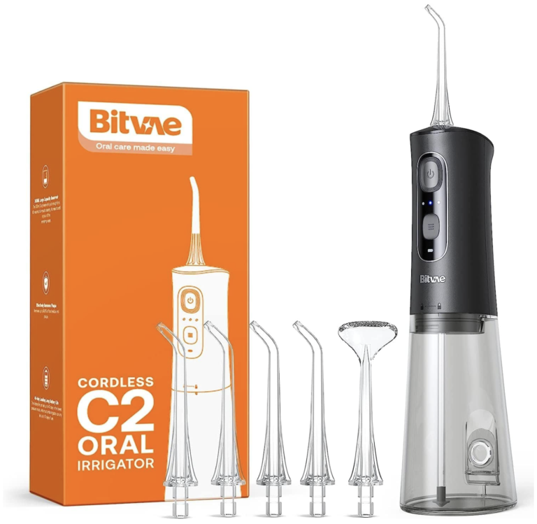 Bitvae Water Flosser with 6 Attachments for just $18.74 with free Prime shipping!