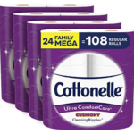 Cottonelle Ultra ComfortCare Soft Toilet Paper (24 Family Mega Rolls) only $18.51 shipped!