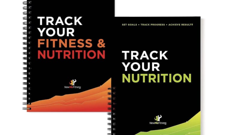 NewMe Food & Workout Fitness Journal Set only $6.99!