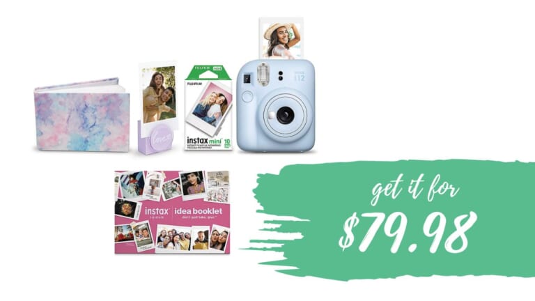 QVC | Fujifilm Instax Mini 12 Bundle $79.98 (reg. $109)