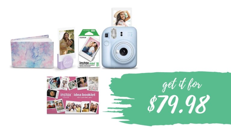 QVC | Fujifilm Instax Mini 12 Bundle $79.98 (reg. $109)