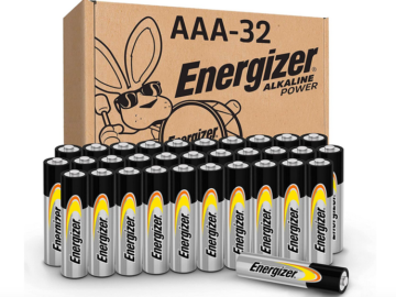 Energizer AA or AAA Batteries (32 count) only $13.98 shipped!