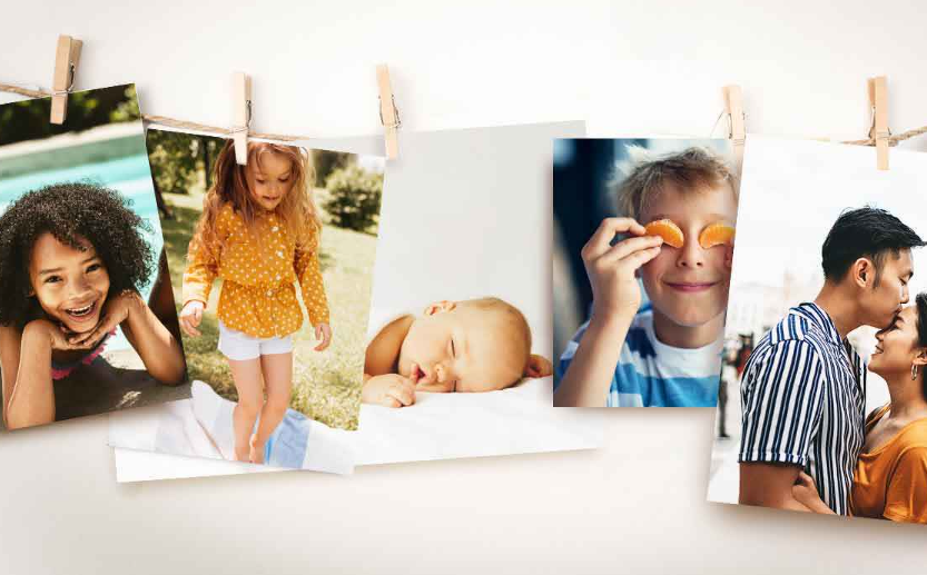 photos prints of a family