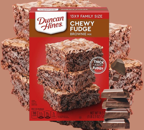 Duncan Hines Chewy Fudge Brownie Mix, 18.3 oz as low as $1.17 Shipped Free (Reg. $1.46)