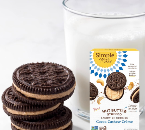 Simple Mills Cocoa Cashew Crème Sandwich Cookies, 6.7 Oz as low as $4.78 when you buy 4 (Reg. $6) + Free Shipping