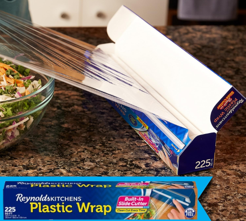 Reynolds Kitchens 225-Sq Ft Quick Cut Plastic Wrap as low as $3.25 when you buy 4 After Coupon (Reg. $5.29) + Free Shipping