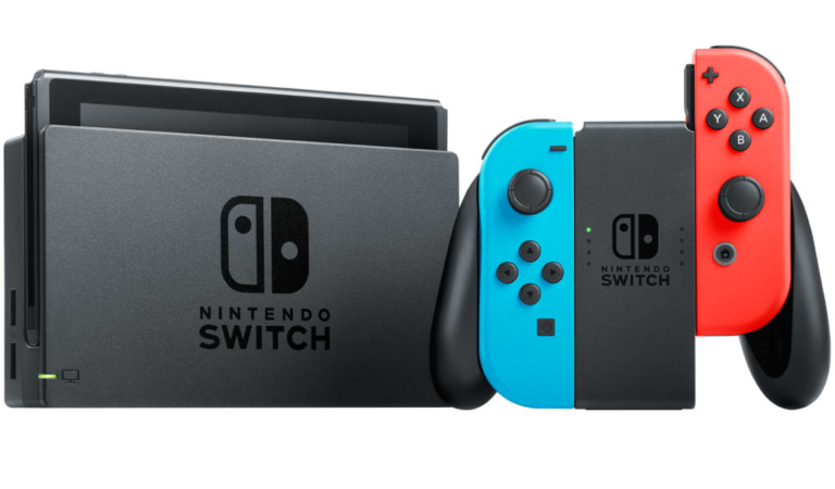 Refurb Nintendo Switch 32GB Console with Neon Blue and Neon Red Joy‑Con for $240 + free shipping