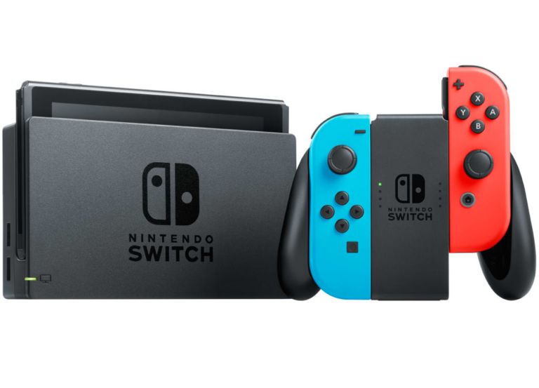 Refurb Nintendo Switch 32GB Console with Neon Blue and Neon Red Joy‑Con for $240 + free shipping