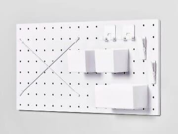 Brightroom 13" x 26" Home Pegboard Set for $14 + free shipping