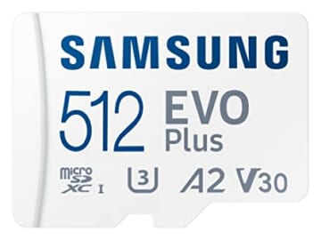 Samsung Evo Plus 512GB microSDXC Card w/ Adaptor for $30 + free shipping